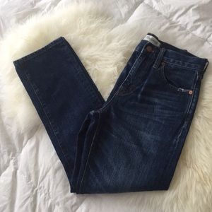 Madewell 24 Cruiser Straight Cropped Jeans